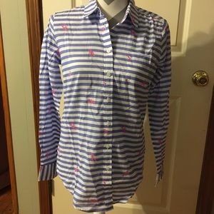 JOULES | Nautical stripe and lobster button down